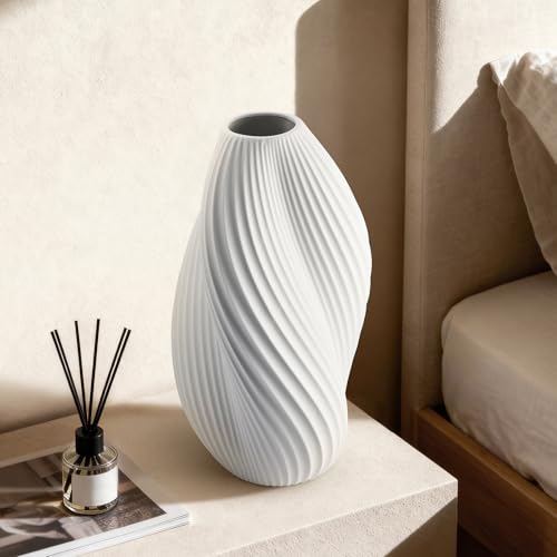 Calypso Ceramic Table Lamp - Handcrafted Modern Bedside & Living Room Lighting