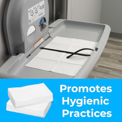Disposable Baby Changing Station Bed Liners - 3-Ply Biodegradable, Moisture-Resistant, Eco-Friendly, 500 Count