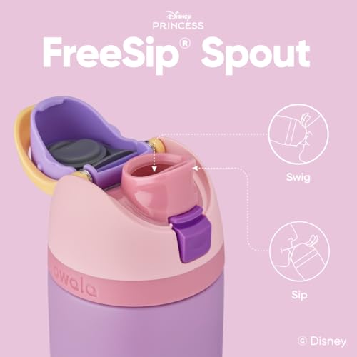 Owala Princess FreeSip Stainless Steel Water Bottle 24 oz - Rapunzel Edition