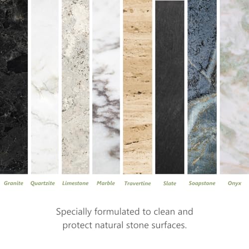 Peppermint-Thyme Stone & Quartz Cleaner + Protector Refill - Water-Based Surface Spray - 128oz - Variation of THIS listing