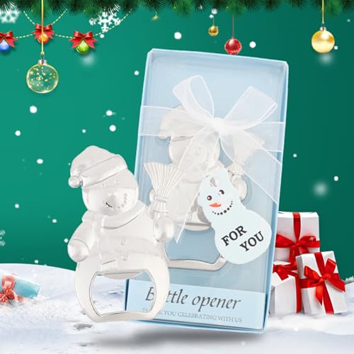 Snowman Bottle Openers Gift Set (24 pcs) – Uezea, Frosty Holiday Party Favors