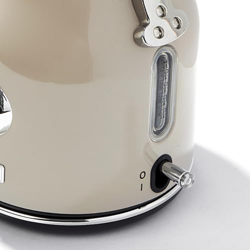 Haden Dorset 1.7L Putty & Chrome Stainless Steel Electric Kettle