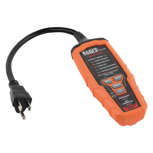 Outlet Tester for AFCI & GFCI Circuits - North American 120V Electrical Outlet Check