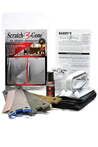 Scratch-B-Gone Stainless Steel Scratch Repair Kit - 1 Fl Oz - Homeowner Grade