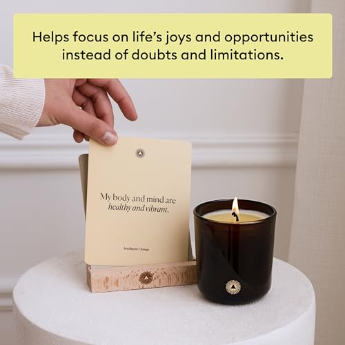 Intelligent Change Classic Mindful Affirmations Card Deck with Stand - Positive Self Care Gift for Women & Men
