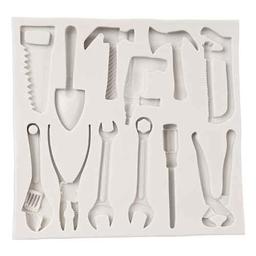 Construction Tools Fondant Silicone Molds Hand Tools Chocolate Mold For Cake Decoration Cupcake Topper Polymer Clay Chocolate Candy Sugar Craft Gum Paste