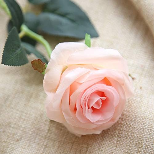 Premium Mini Tulip Bouquet - 20 Pink Artificial Flowers for Wedding & Home Decor