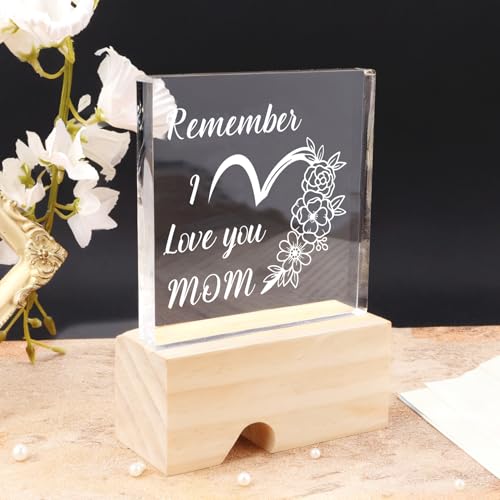 Best Mom Ever Acrylic Plaque Gift from Daughter - Mother’s Day, Christmas & Birthday Keepsake