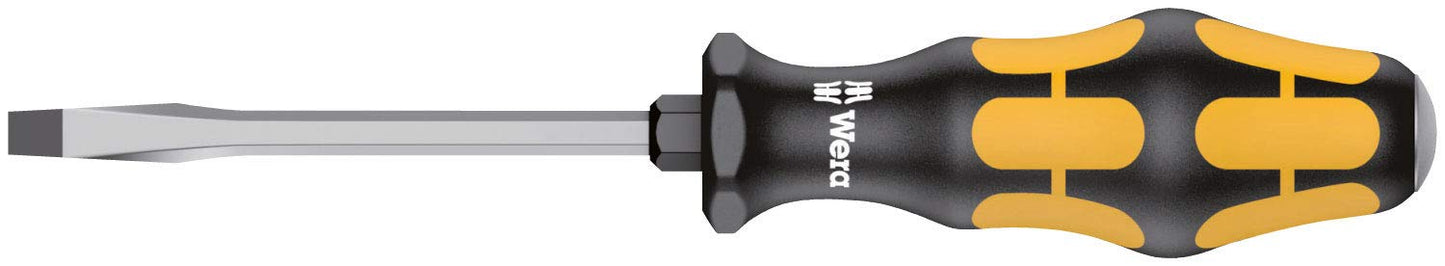 WERA 932 A Slotted Screwdriver - Precision Tool for Slotted Screws | 1 x 5.5 x 100 mm