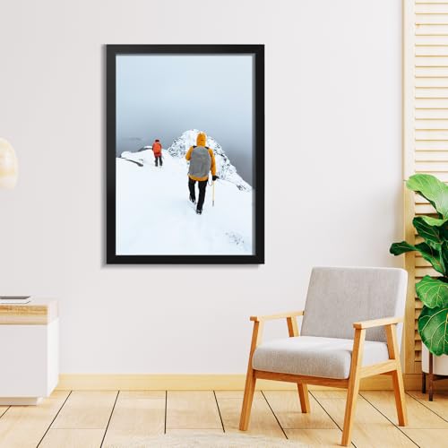19.25x26.75 Inch Black Picture Frame with Shatterproof Plexiglass – Wall Display, Stable & Sturdy