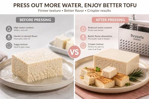Large Stainless Steel Tofu Press & Cheese Maker - Paneer & Vegan Cheese
