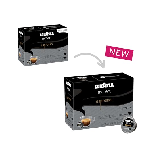 Lavazza Expert Espresso Ristretto Capsules - Extra Dark Roast, 36 Count, Compatible with Lavazza Classy Machines
