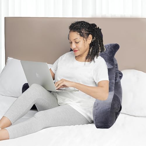 SLIGUY Reading Pillow for Sitting in Bed Couch Adult, Back with arm