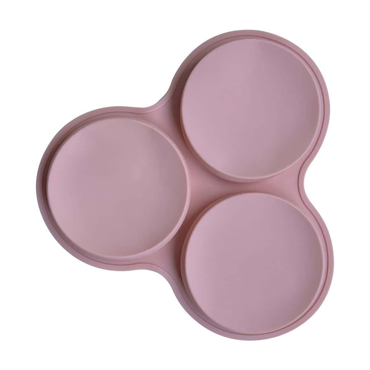 KVZVK Reusable Egg Pan for Air Fryer - 3 Cavity Non-Stick Baking Pan, Hamburger Bun Mold, Accessory