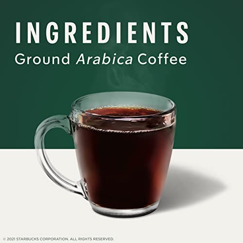 Starbucks Pike Place Roast Medium Roast K-Cup Pods (24 Count, Pack of 4) - 96 Pods Total