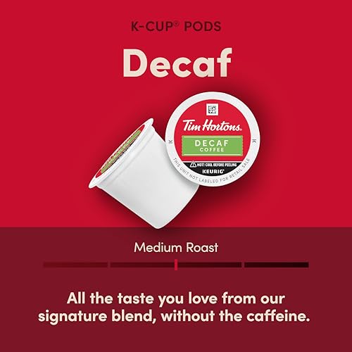 Decaf Medium Roast Coffee Pods - Compatible with Keurig, 100 Count
