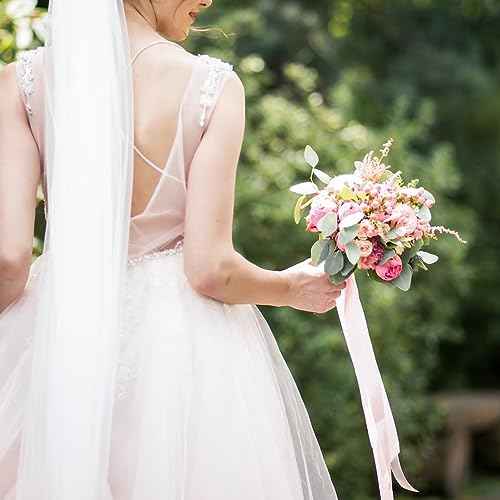 5/8" Width x 100 Yards Grosgrain Ribbon, Green Ribbed Ribbon for Gift Wrapping, Hair, Bows, Craft, DIY, Swags, Wedding, Valentine's Day, Christmas and Party Decoration