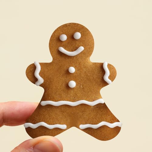 12-Piece Stainless Steel Gingerbread Cookie Cutter Set for Holiday Baking