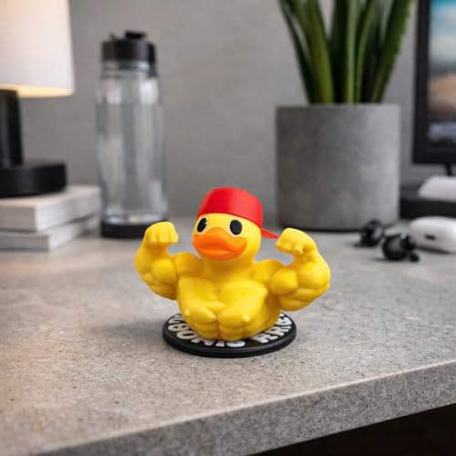 SpeakerMan Flex-mas Display Muscle Duck Christmas Ornament for Jeep Dashboard