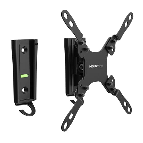 RV Wall Mount TV Bracket with Dual Plates Marine-Grade Aluminum Full Motion Tilt