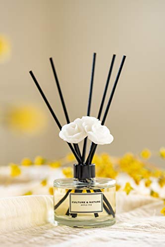 Culture & Nature 6.7oz Clean Cotton Reed Diffuser Set Home Fragrance with Sticks