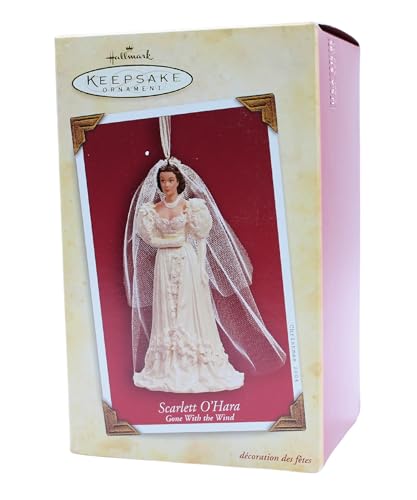 Hallmark Scarlett O'Hara Wedding Dress Christmas Ornament 2004 - Gone With the Wind