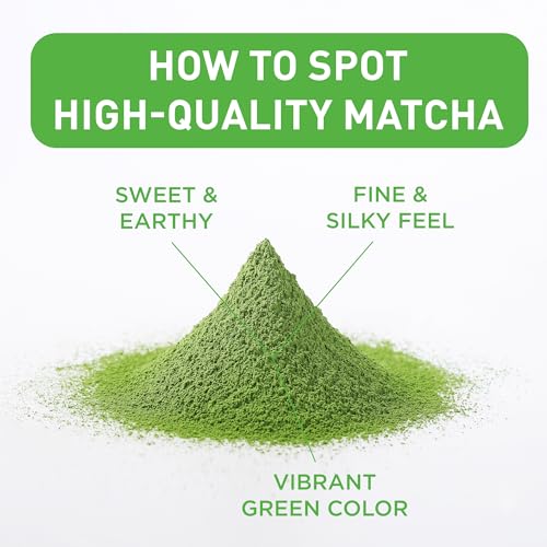 Japanese Matcha Green Tea Powder Ceremonial Grade 3.5oz - Vegan, Gluten-Free