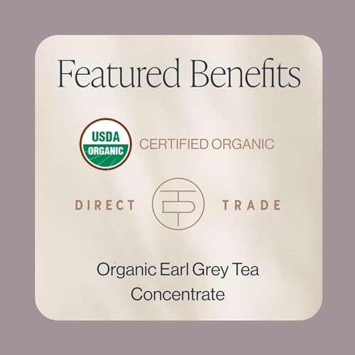 Rishi Organic Black Tea Concentrate London Fog 32 Fl Oz Pack of 3