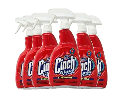 PEHANAN 6-Pack Glass Cleaner 32 oz - Streak-Free Window & Mirror Spray