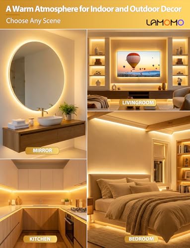 LED Strip Lights 32.8ft Warm White Dimmable Waterproof Neon Rope - Variation of THIS listing