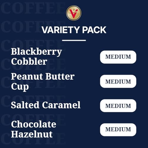 Sweet & Salty Coffee Variety Pack 96 Pods - Peanut Butter, Salted Caramel & More (Variation of THIS listing)