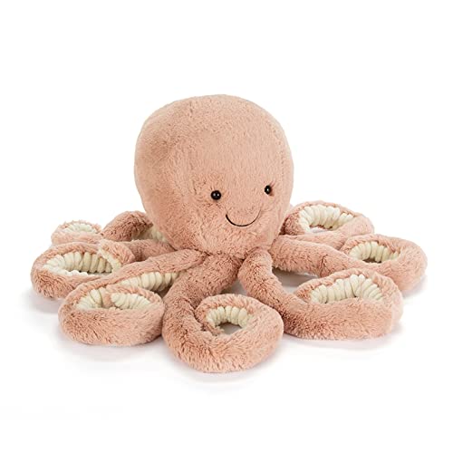 Jellycat Odell Octopus Stuffed Animal, Large 18.5 inches - Ocean and