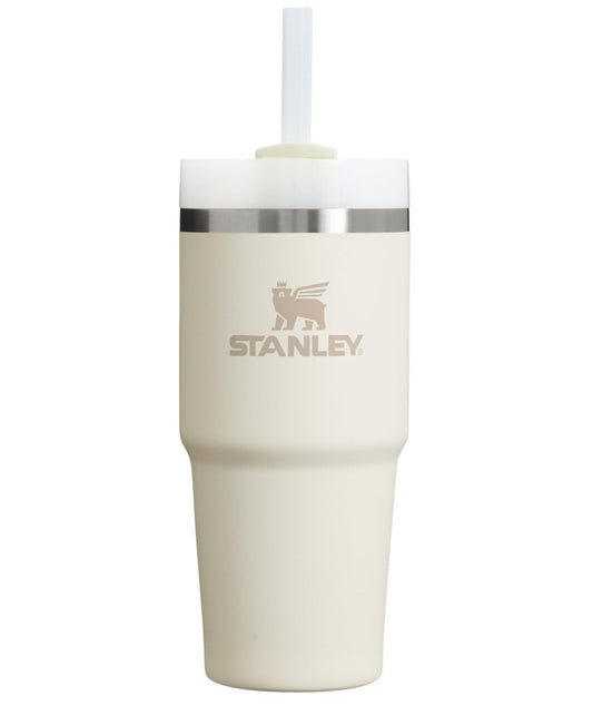 Stanley Quencher H2.0 Tumbler with Straw 14 oz | Flowstate 3-Position Lid | Cup Holder Compatible for Travel | Insulated Stainless Steel Cup | BPA-Free | Cream 2.0