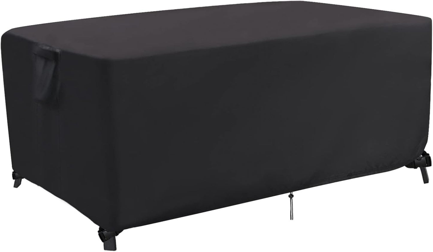 Outdoor Dining Table Cover - Waterproof 60-Inch Rectangle Patio Furniture Cover | 60 X 38 X 28 Inch