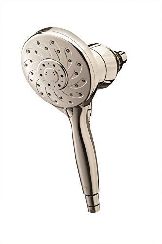 Handheld Shower Head with Magnetic Base & Water Filter - Brushed Chrome