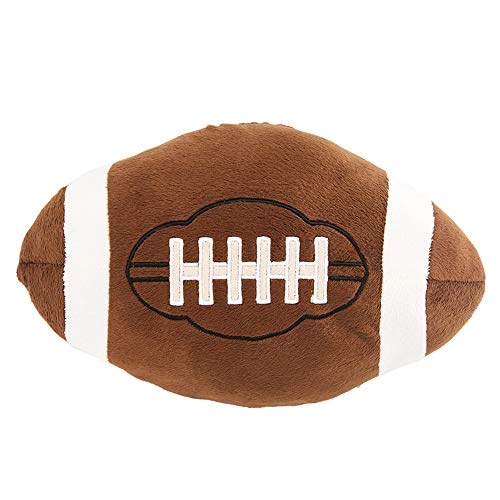 11 inch Football Plush Pillow Fluffy Stuffed Throw Pillows Football Sports Ball Pillow Soft Durable Sports Toy Sofa Room Decoration