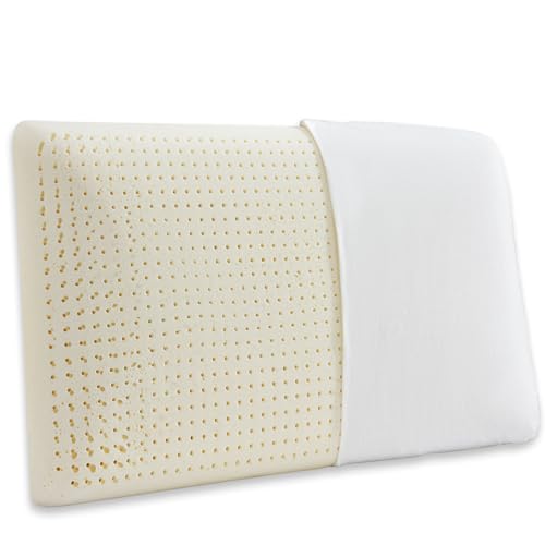 ORHETVE Queen Talalay Latex Pillow - Extra Soft Support for Side & Back Sleepers, Removable Cotton Cover