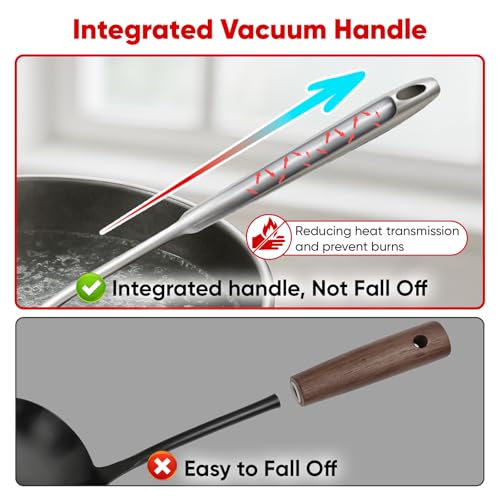 5 Pcs Newness Cooking Utensils Set, 304 Stainless Steel Kitchen Metal