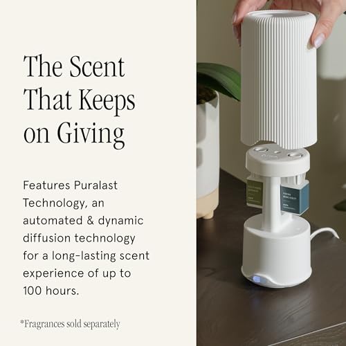 Pura Plus Smart Home Fragrance Diffuser - Large Space, App-Controlled, White