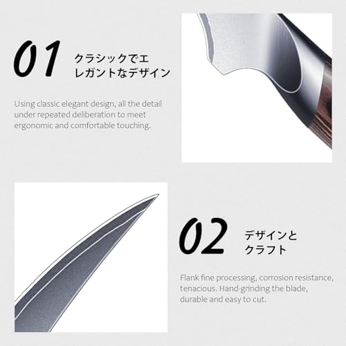HOSHANHO 9-Inch Japanese Fish Fillet Knife - Sharp Boning & Fillet Knife