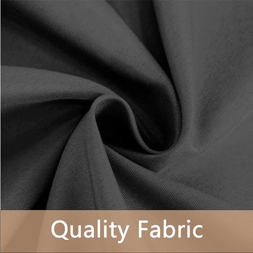 Black Round Tablecloth 120 Inch Pack of 10 - Stain & Wrinkle Resistant Polyester