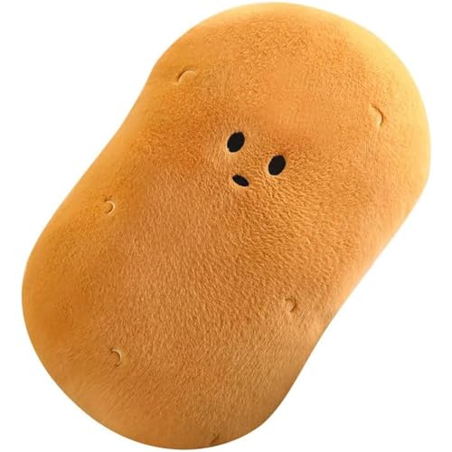Large Potato Plush Pillow, Stuffed Food Potato Plush Toy Birthday Xmas Gift for Kids Boys Girls (19.6inch)
