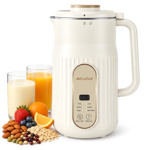 AlfaBot Nut Milk Maker Machine Cream 35oz Plant-Based Dairy Blender