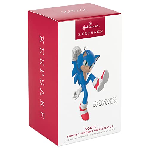 Hallmark Keepsake Sonic The Hedgehog 2 Christmas Ornament 2022 - Plastic Collectible
