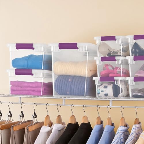 Sterilite ClearView Latch Storage Bins 27 Quart - 12 Pack