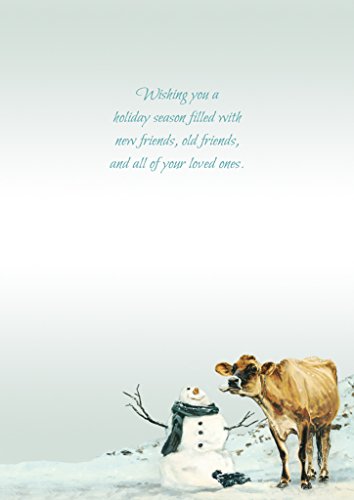 Performing Arts Full Color Inside Cow Snowman Stationery Paper - 52684-18