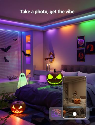 Lepro S1 AI Smart LED Strip Lights with IC 50FT 2.4G WiFi Bluetooth