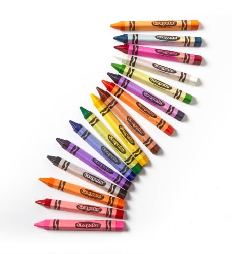 Crayola Triangular Classpack Crayons 256 Count - 16 Colors, Bulk Classroom Pack