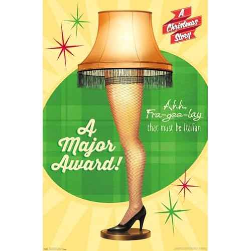 Trends International A Christmas Story - Lamp Wall Poster, 34L x 22.4W, Unframed Version