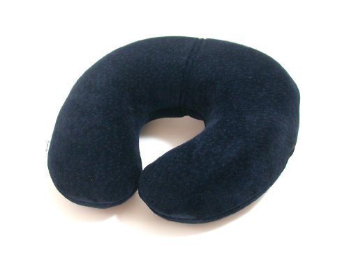 Travel Neck Pillow with Memory Foam Support - Portable, Washable Cover
